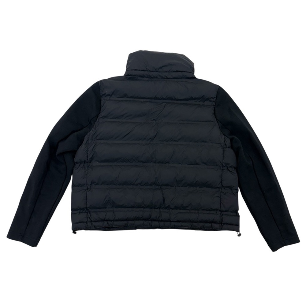 NWT Chico’s Zenergy Scuba Mix Puffer Coat size 10/1.5 Black - Picture 8 of 16